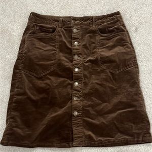 Kut from the kloth brand new evereve corduroy midi skirt